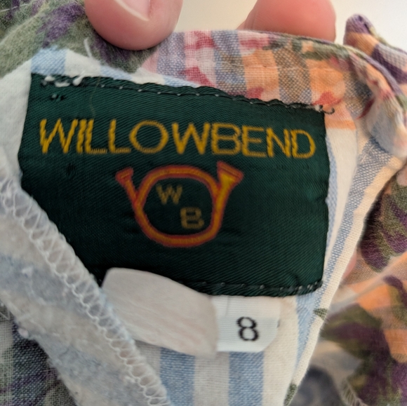 Gorgeous Vintage Button Button Back Floral Willowbend Dress - Picture 6 of 9